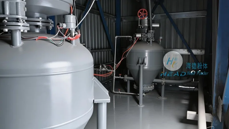 Cálculo del diseño y selección de equipos para el transporte neumático de carburo de tungsteno