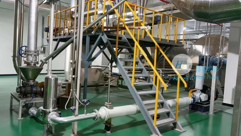 Sistema de transporte neumático para polvo ultrafino de kaolin