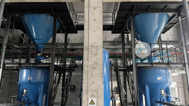 Sistema de transporte neumático de carbono granular