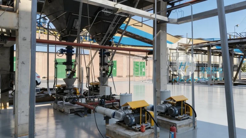Proyecto de transporte por tubería totalmente automático para materiales de baterías de litio en Quy Nhon, Vietnam Proyecto de transporte por tubería totalmente automático para materiales de baterías de litio en Quy Nhon, Vietnam