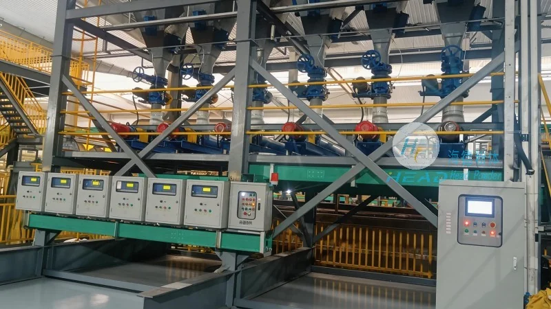 Sistema de transporte neumático para la desulfuración y denitrificación del polvo de carbono