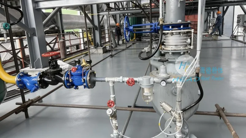 Solución de transporte neumático para polvo ultra fino en medicina tradicional china