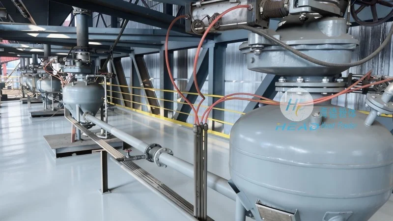 Solución de transporte neumático de celulosa carboximetil sodico