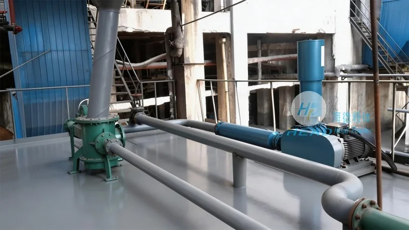 Sistema de transporte neumático para polvo de manitol