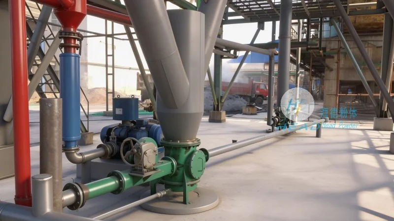Sistema de transporte neumático para partículas floculantes