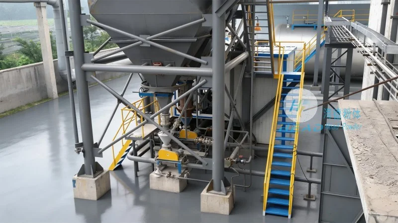 Solución de transporte neumático para polvo de carbono activado