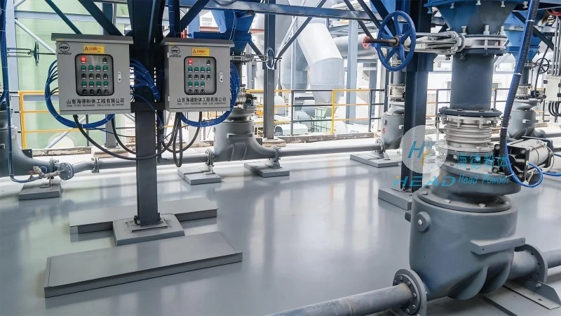 Sistema de alimentación automática para polvo de cal hidratada en Manila, Filipinas