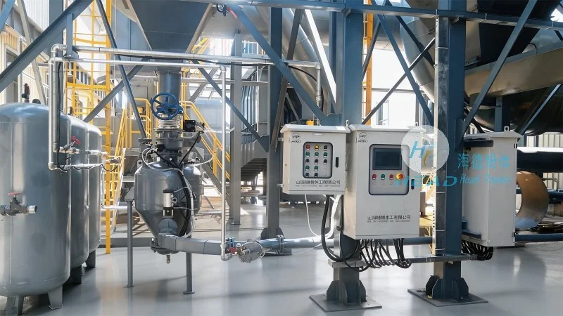Sistema completamente automático de alimentación y transporte de harina en Zambales, Filipinas