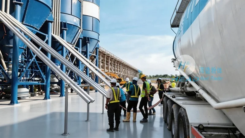 Proyecto de transporte de polvo de alta pureza sin hierro de Ufa, Rusia Proyecto de transporte de polvo de alta pureza sin hierro de Ufa, Rusia