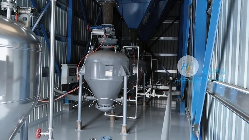Bomba de silo para polvo de caliza hidratada saudí, sistema de fase densa